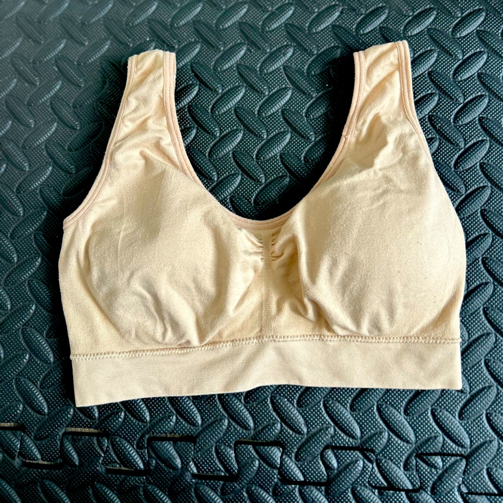 Jockey Beige Stretch Bralette | Size M | Light Support with Cups